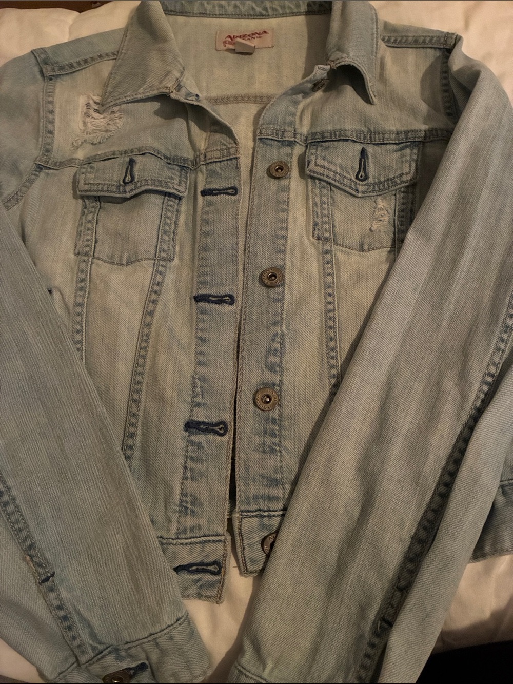 Light Wash Denim Jacket M